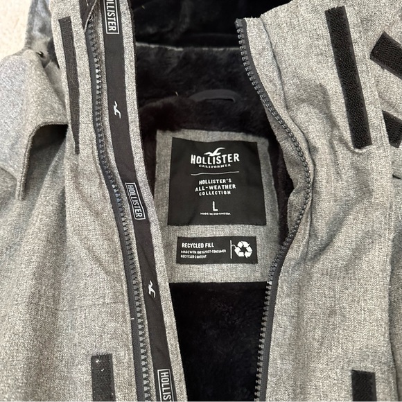 Hollister Jackets & Coats Hollister Allweather Collection Mens Hooded Winter Jacket Size
